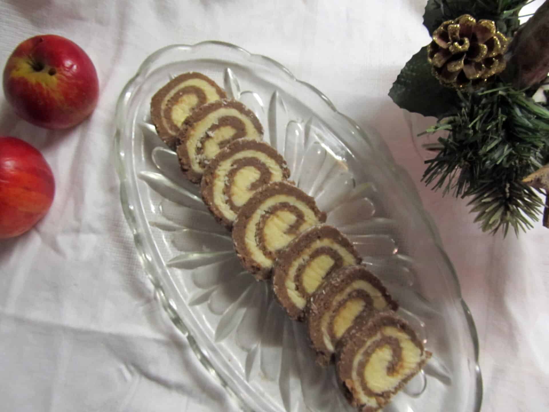 Keksztekercs, mézeskalácsból