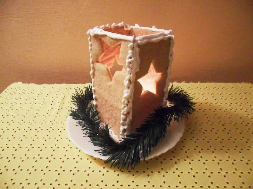 Mézeskalács mécsestartó