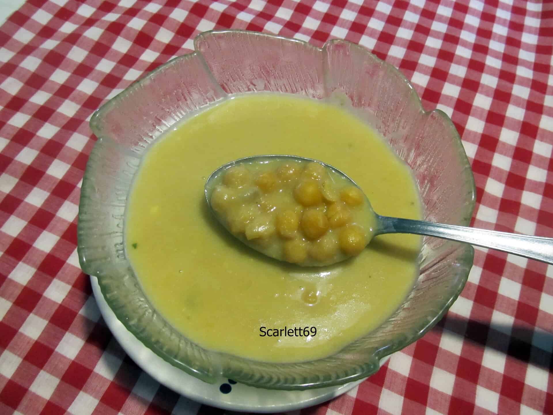 Csicseiborsó krémleves