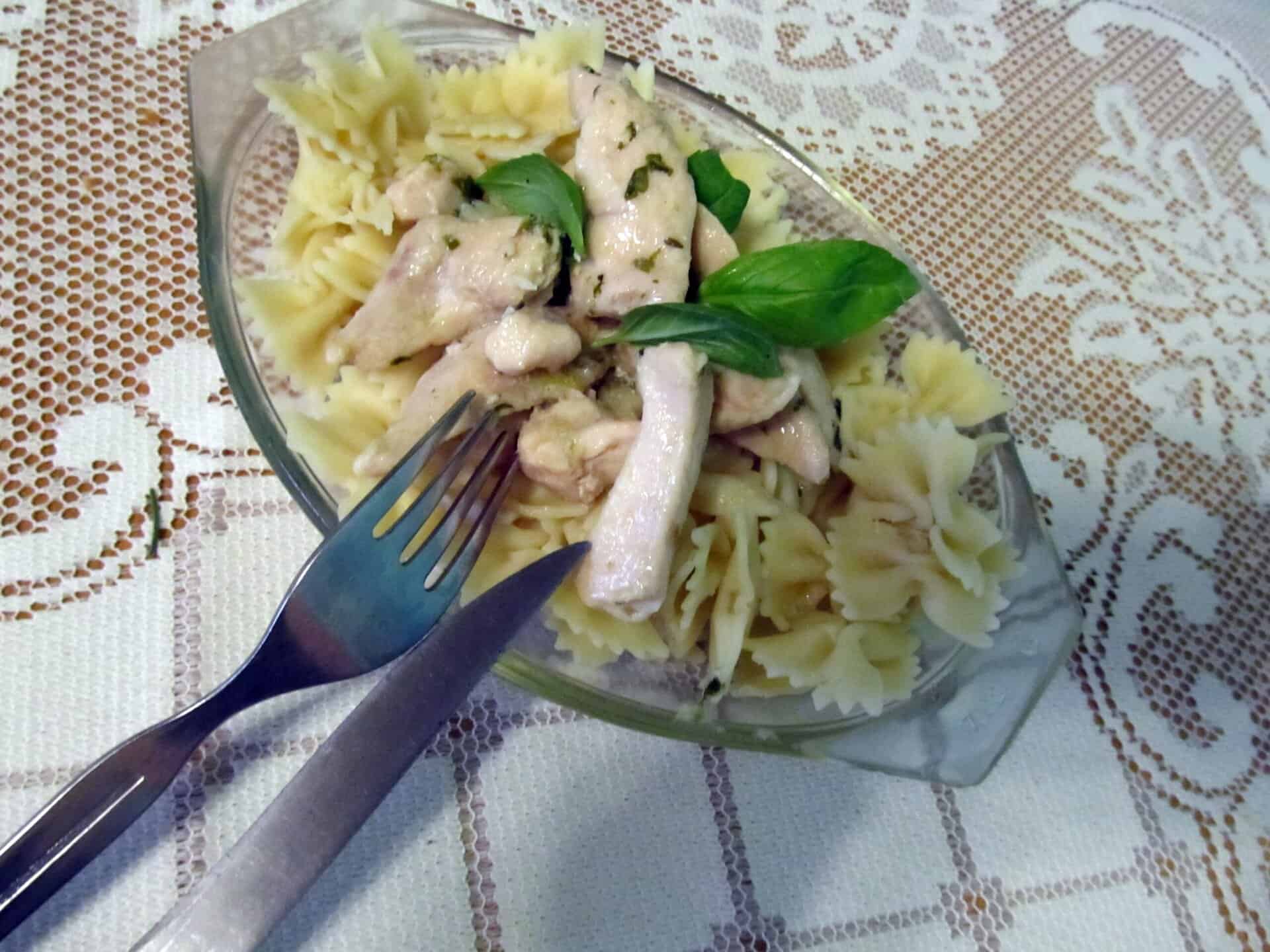 Tejszínes csirkelmell csíkok, TÉSZTÁVAL