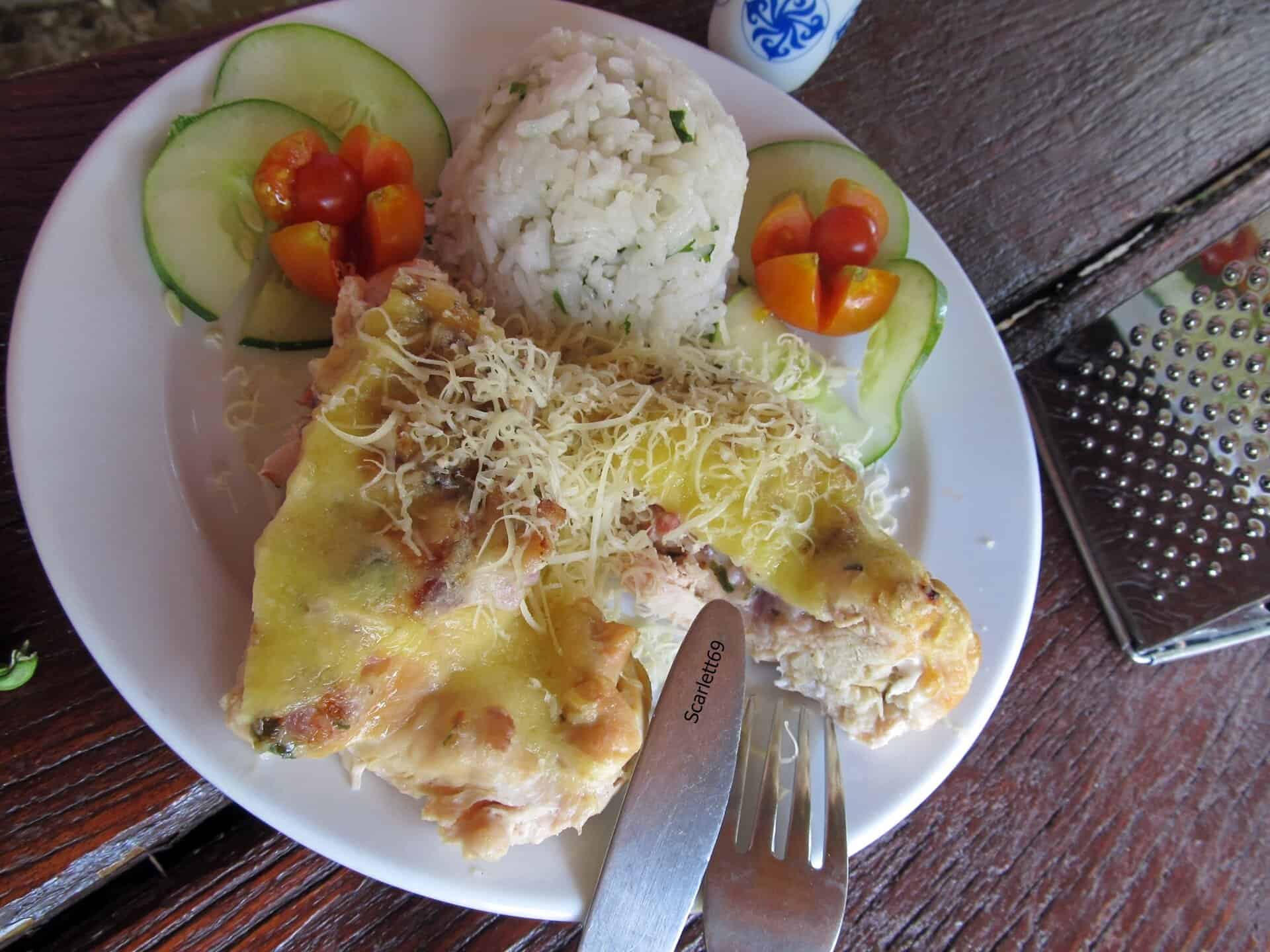 Sajtos-baconos csirkemell