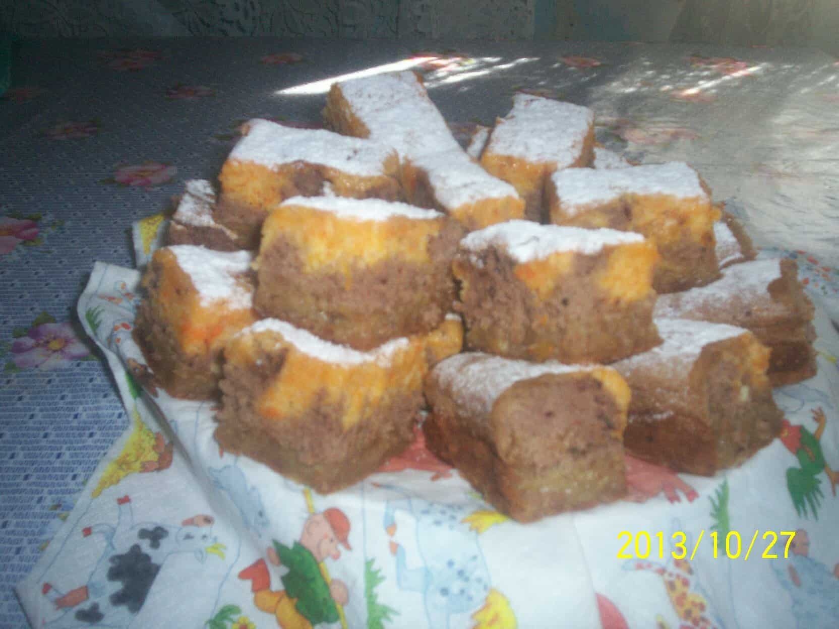 Almás-sütőtökös piskóta