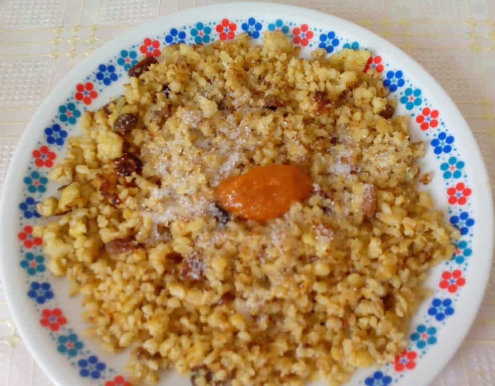 Bulguros császármorzsa