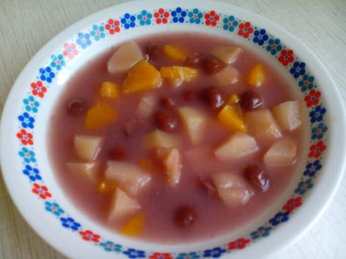 Vegyes gyümölcsleves