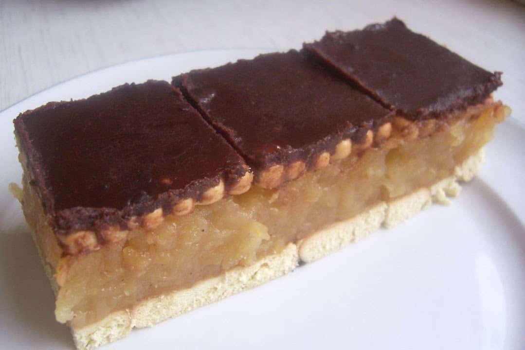 Kekszes almás sütés nélkül