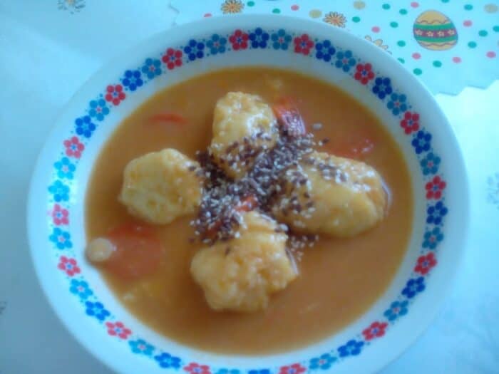 Krumpligombóc leves