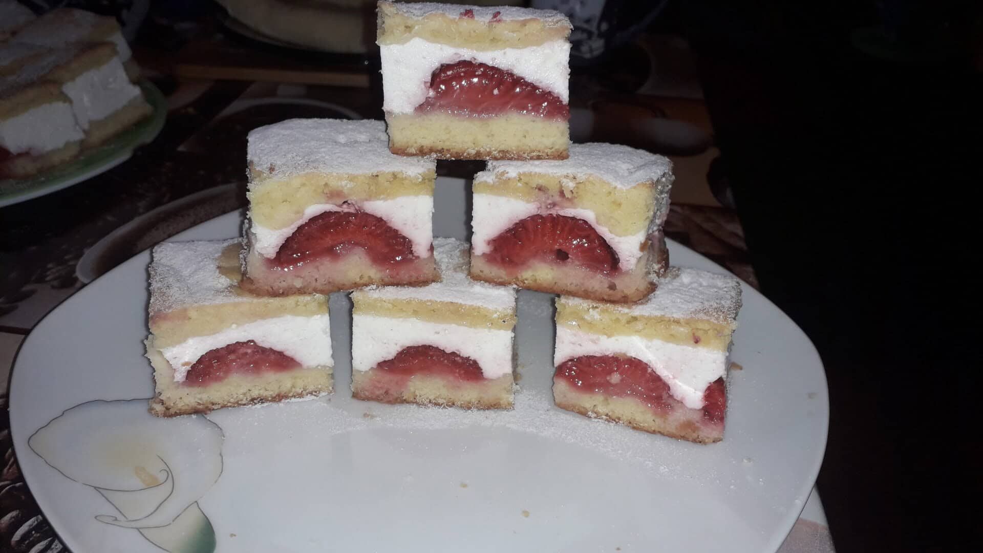 Epres -túrós süti