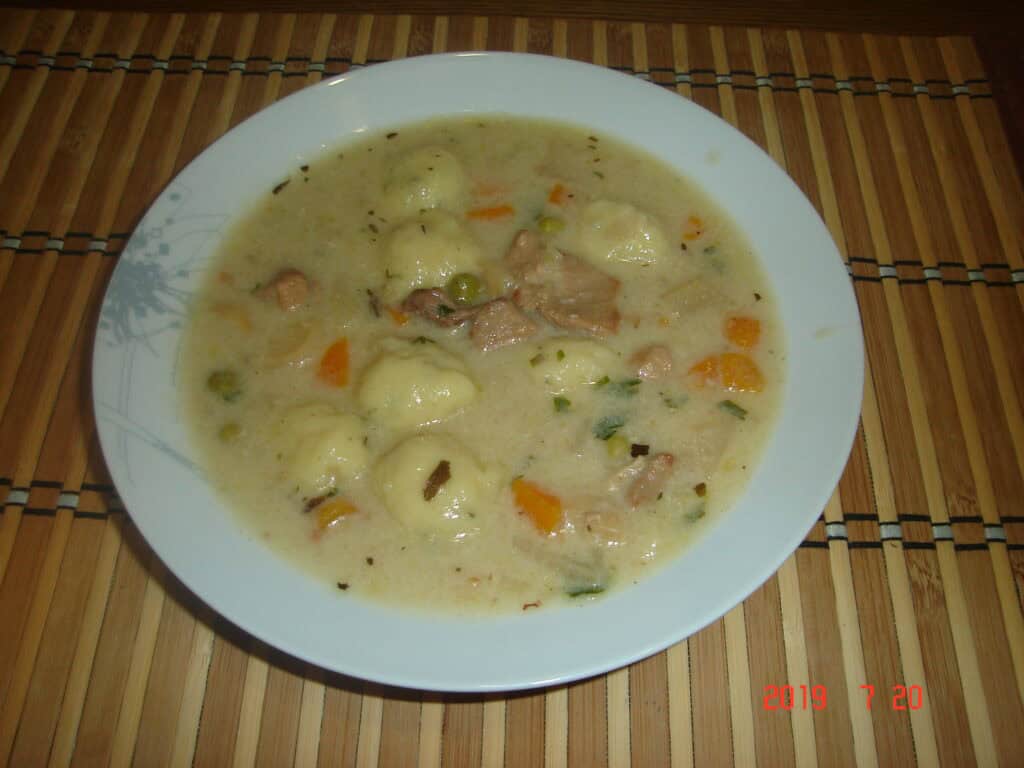 Nyírségi gombócleves