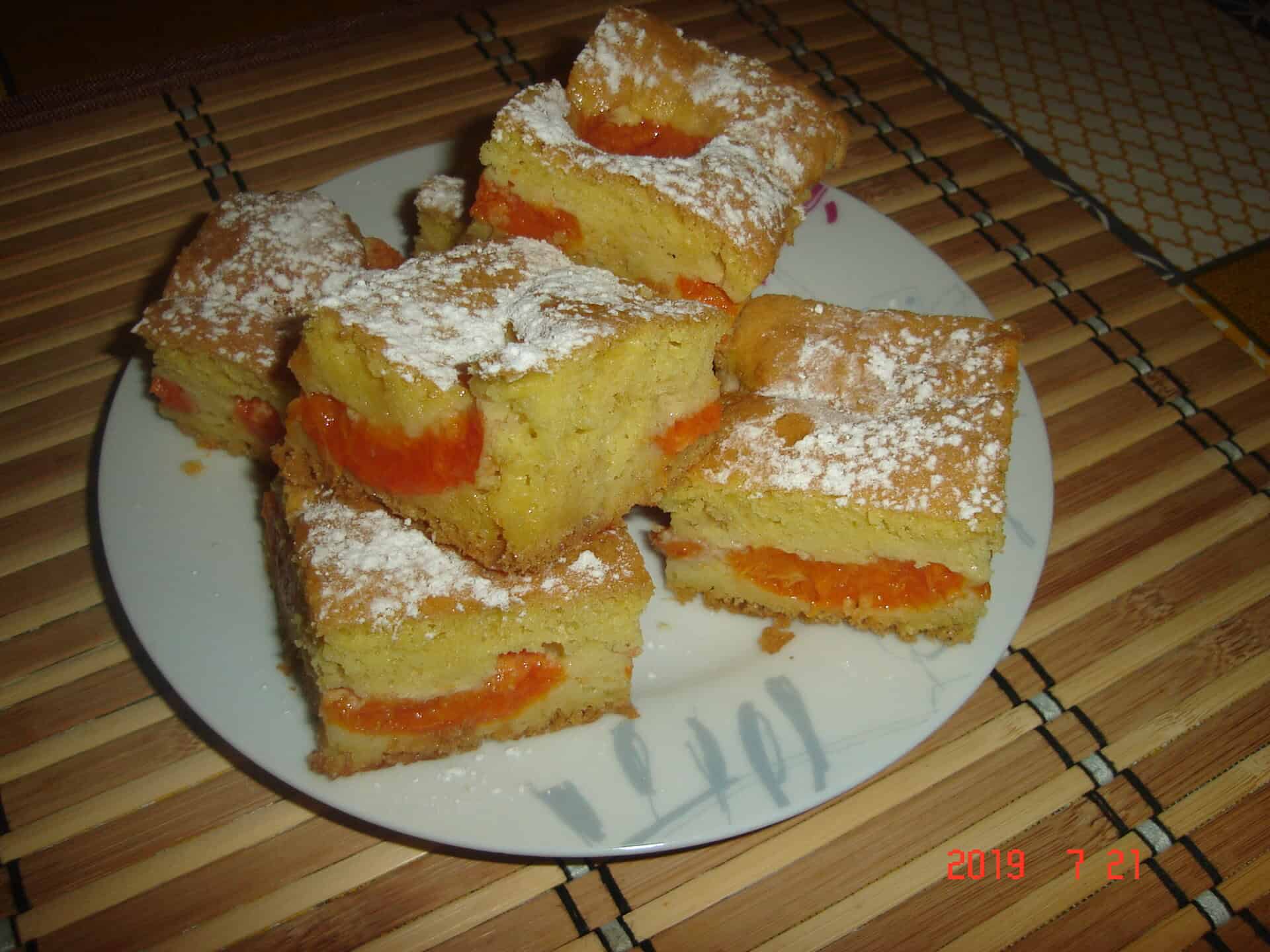 Sárgabarackos lepény