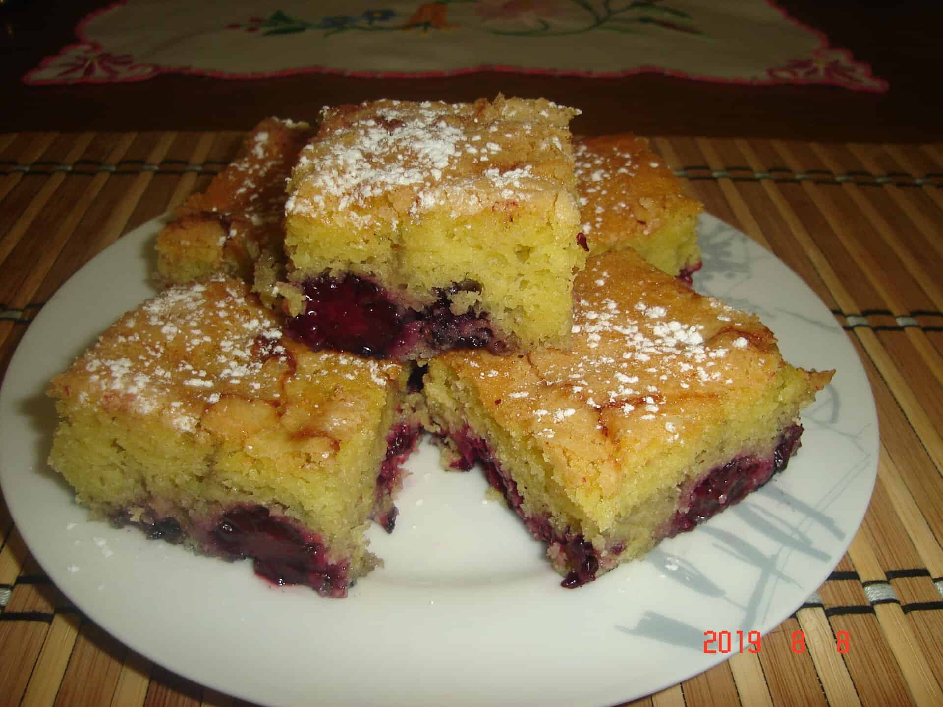 Citromos-szedres pite