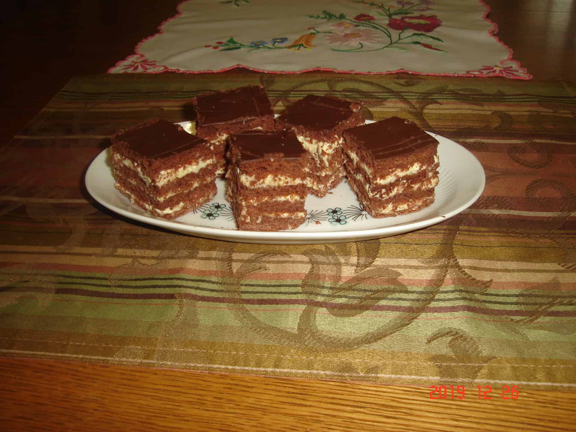 Kókuszkrémes kakaós mézes