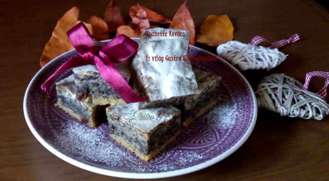 Almás mákos márvány szelet Zsanette módra