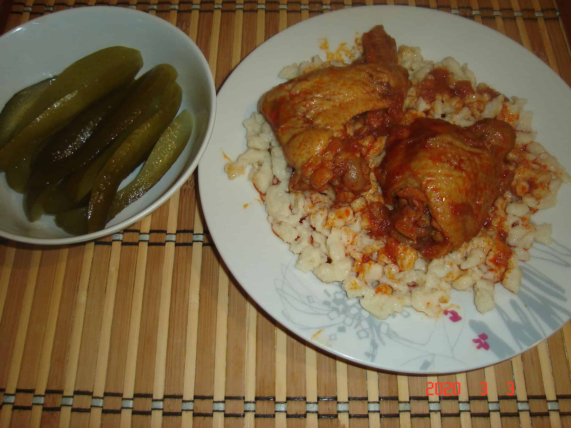 Paprikás csirke galuskával