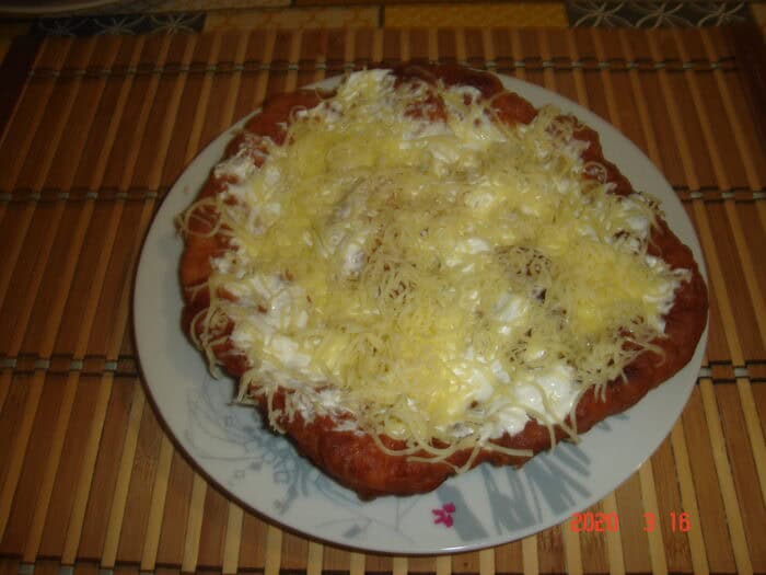 Burgonyás lángos