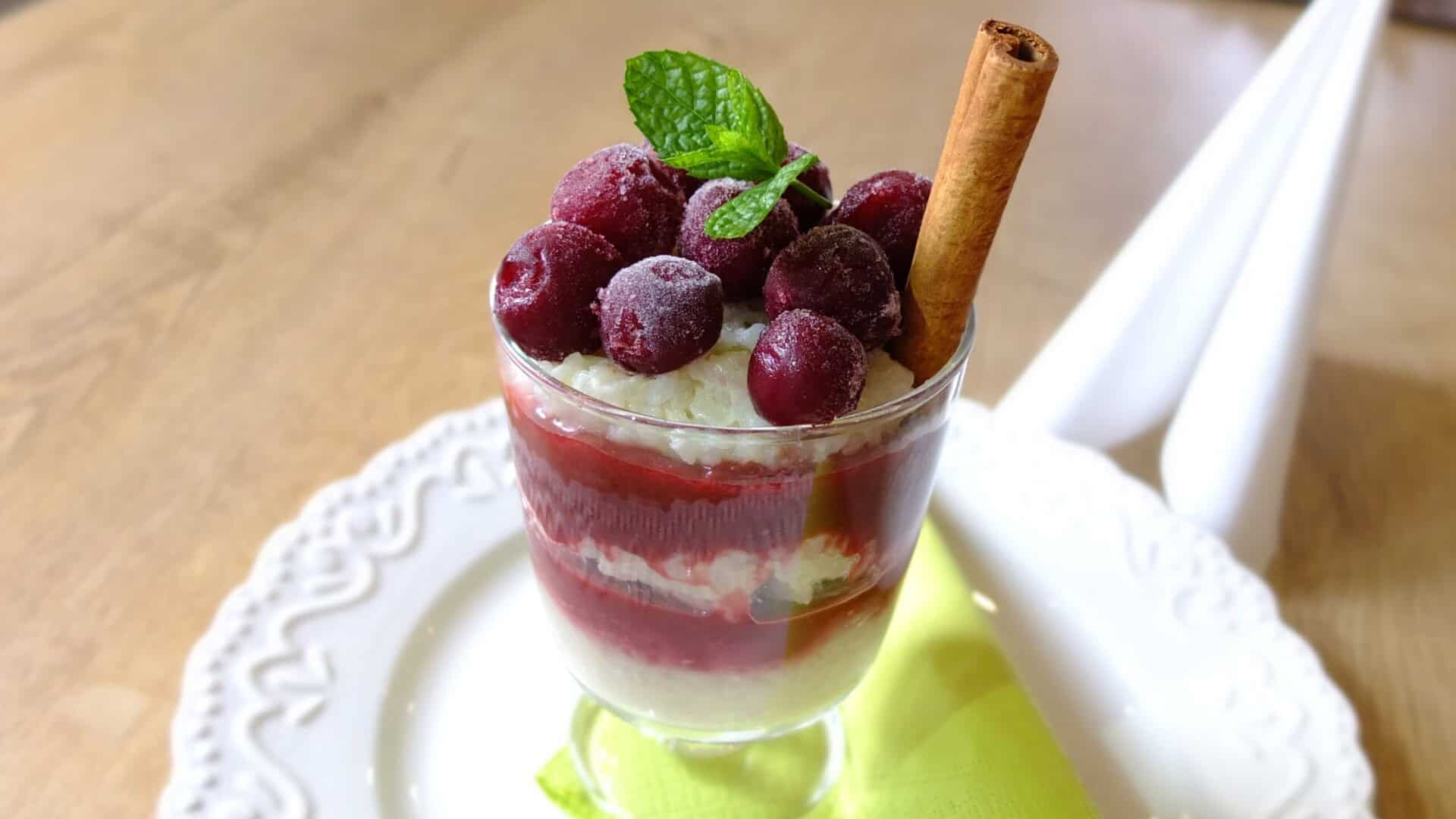 Meggyes rizspuding egyszerűen