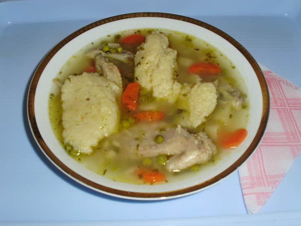 Zöldborsó leves