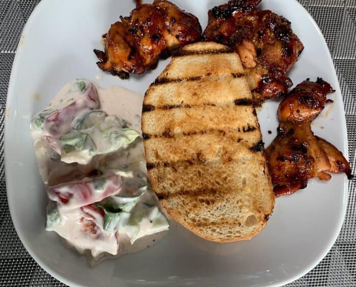 Mézes barbecue-s grill combfilé