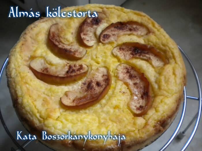 Almás kölestorta (Gluténmentes)