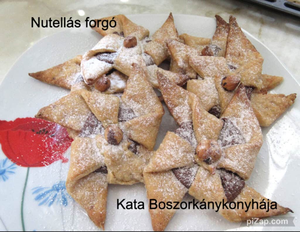 Nutellás forgó (Gluténmentes, Ch csökkentett)