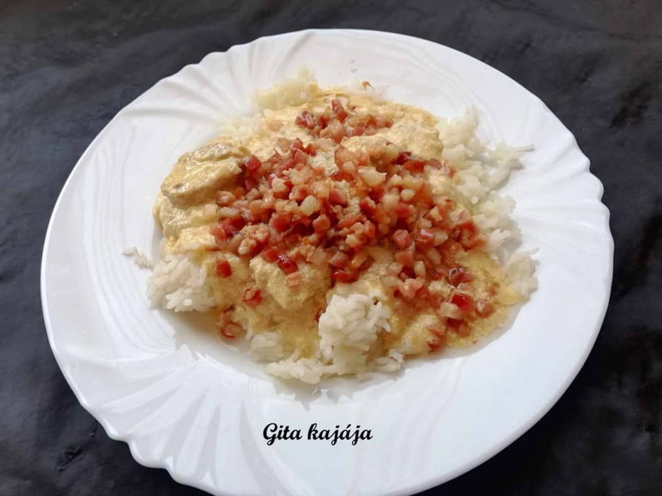 Baconos tejszínes szűzpecsenye