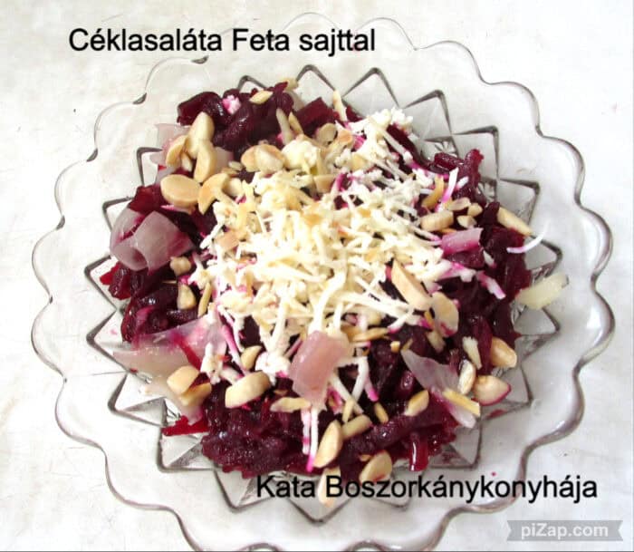 Céklasaláta Feta sajttal