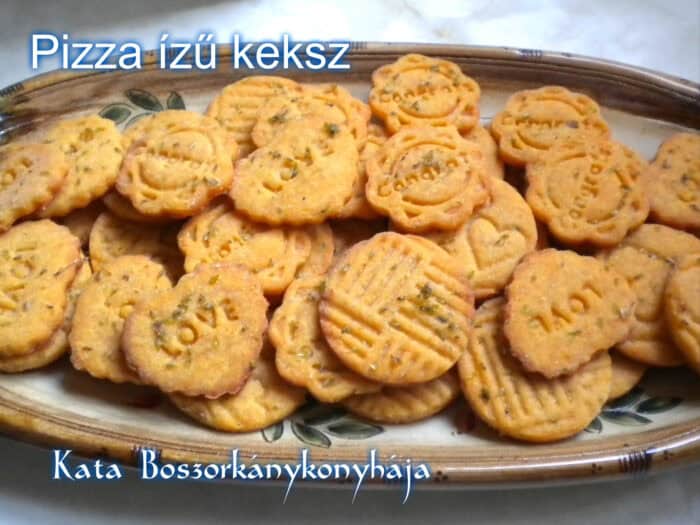 Pizza ízű keksz (Gluténmentes)
