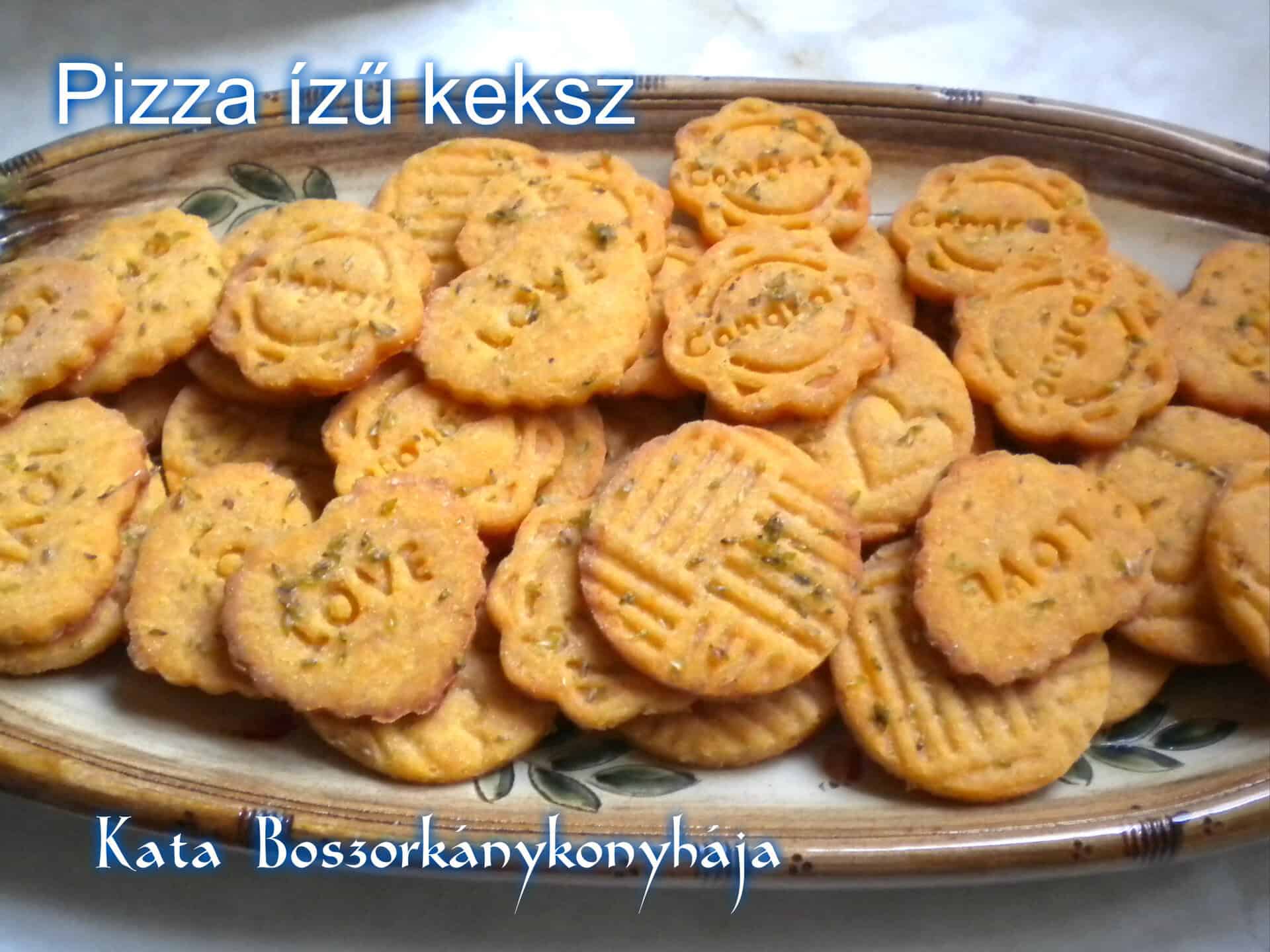 Pizza ízű keksz (Gluténmentes)