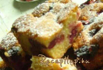 Meggyes pite citromhéjjal
