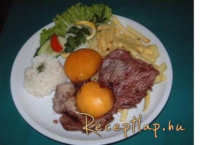 Őszibarackos csirkemell áfonyalekvárral