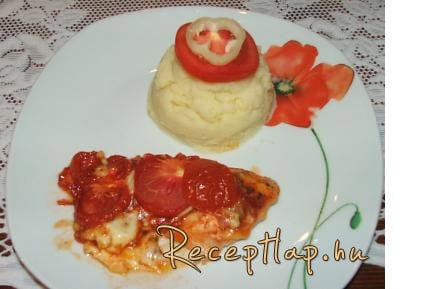 Pizzakrémes csirkemell