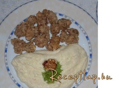 Csirke diós köpönyegben