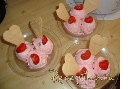 Mascarpone – s eper fagylalt