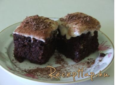 Brownie narancsos krémsajttal