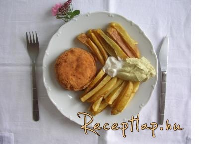 Camembert, rántva