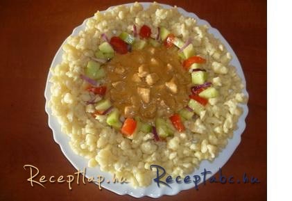 TEJFÖLÖS CSIBERAGU+NOKEDLI+OLÍVÁS ZÖLDSÉG