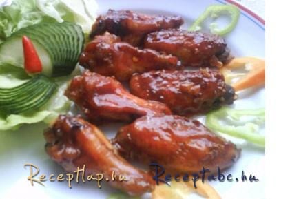 Barbecue csirkeszárnyak