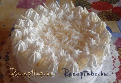 Fehé csoki torta (16 szeletes)