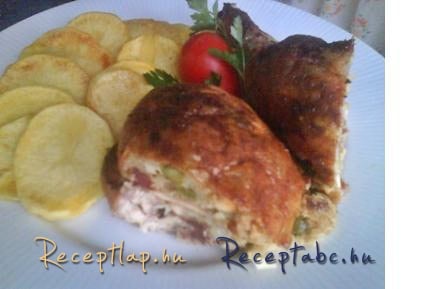 Töltött csirkecomb