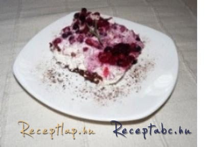 Gyümölcsös túrótorta