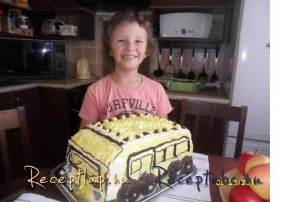 Autóbusz torta