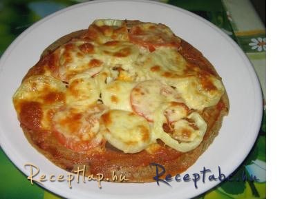Zablisztes pizza