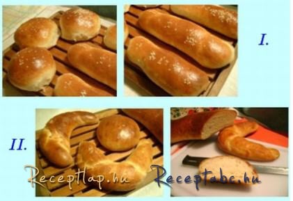 Péksütemények – hamburger jellegű