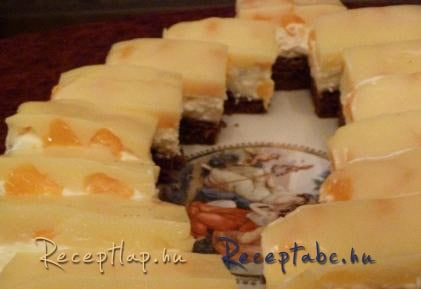 Mascarponés fanta szelet