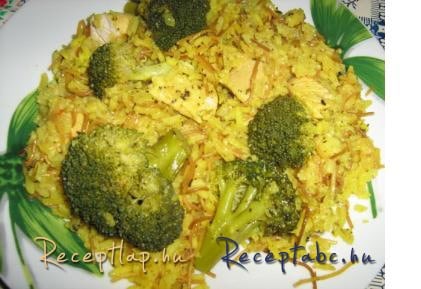 tésztás rizs /Rice a Roni/ csirkével – brokkolival