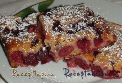 Meggyes clafoutis