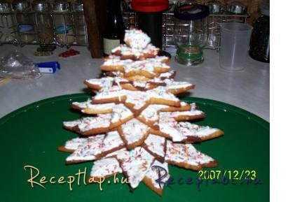 Mézeskalács fenyőfa.
