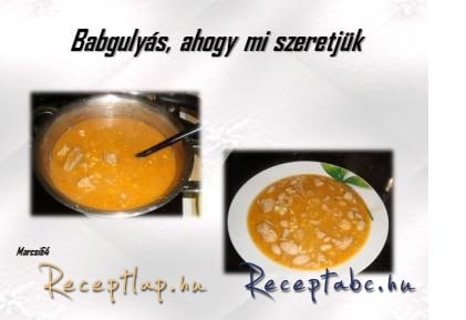 Babgulyás-ahogy mi szeretjük