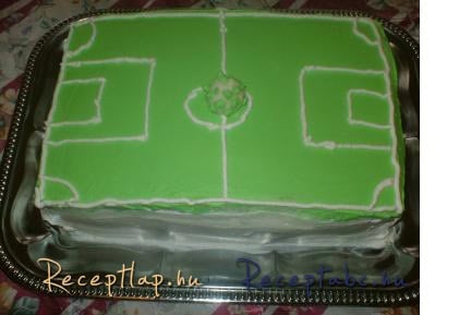 Fekete erdő torta(Focipálya torta)