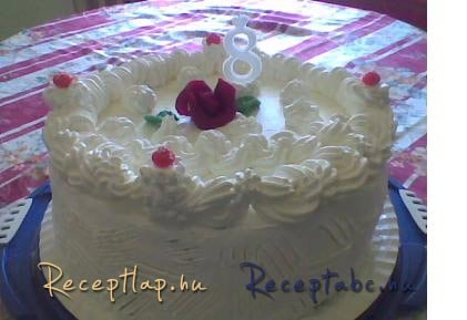Tejszínes-Gesztenyés torta