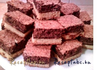 Csokihabos diós pite